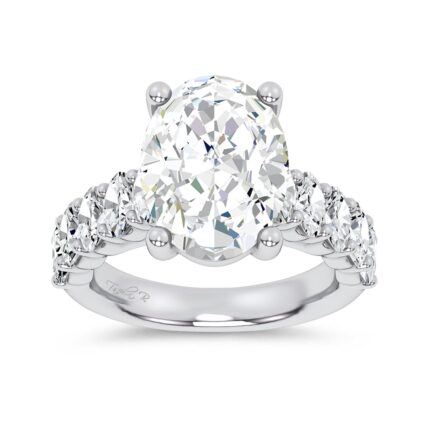 14K 6.60CT Certified Lab Grown Engagement Ring