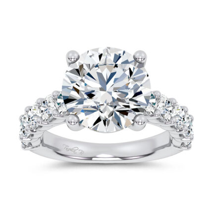 14K 6.60CT Certified Lab Grown Engagement Ring