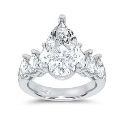14K 6.60CT Certified Lab Grown Engagement Ring