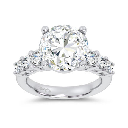 14K 6.00CT Certified Lab Grown Engagement Ring