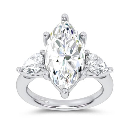 14K 6.00CT Certified Lab Grown Engagement Ring