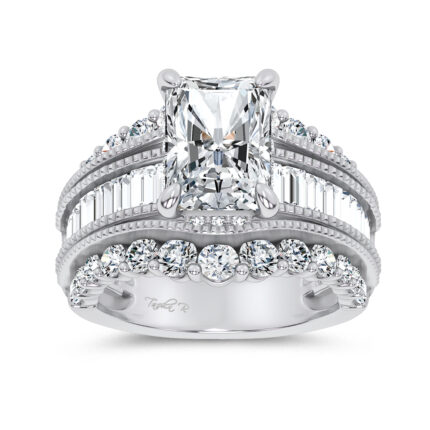 14K 5.72CT Certified Lab Grown Engagement Ring