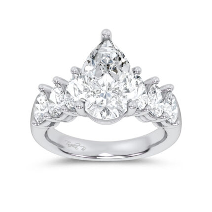 14K 4.22CT Certified Lab Grown Engagement Ring