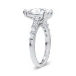 14K 3.64CT Certified Lab Grown Engagement Ring - Image 2