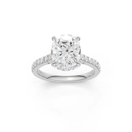 14K 4.50CT Lab Grown Diamond Engagement Ring