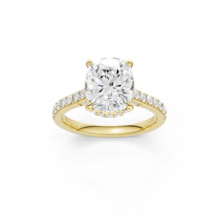 14K 4.50CT Lab Grown Diamond Engagement Ring