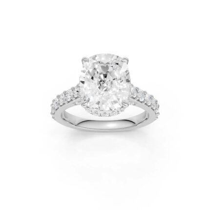 14K 6.00CT Lab Grown Diamond Engagement Ring