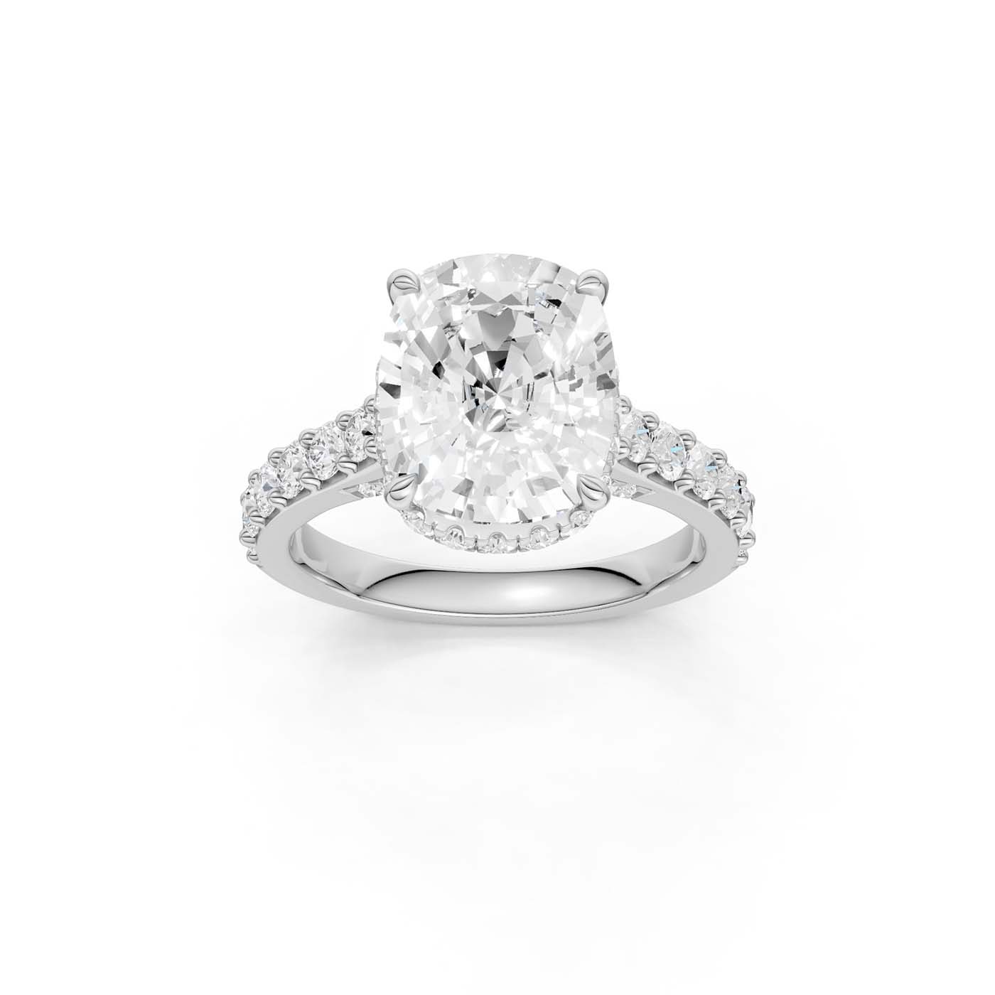 14K 6.00CT Lab Grown Diamond Engagement Ring - Image 1