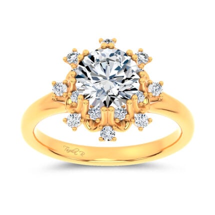 14K 1.74CT Lab Diamond  Ring