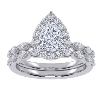 10K 1.00CT Lab Grown Ladies Band