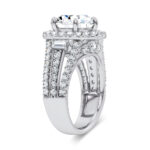 14K 6.50CT Certified Lab Grown Engagement Ring - Image 2