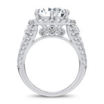 14K 6.50CT Certified Lab Grown Engagement Ring - Image 3