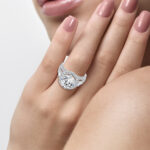 14K 6.50CT Certified Lab Grown Engagement Ring - Image 4