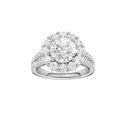 14K 3.25CT  Certified Lab Grown Diamond Ring