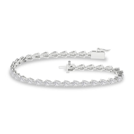 14K 5.00CT Certified Lab Grown Diamond Bracelet