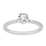 10K 1.00CT Certified Lab Grown Diamond Ring