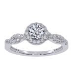 10K 0.53ct Lab Grown Promise Ring