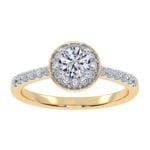 10K 0.50CT Lab Grown Promise Ring