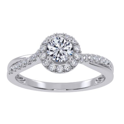 10K 0.50CT Lab Grown Promise Ring