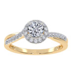 10K 0.50CT  Lab Grown Promise Ring