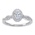 10K 0.52CT Lab Grown Promise Ring