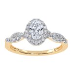 10K 0.52CT Lab Grown Promise Ring