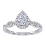 10K 0.51CT Lab Grown Promise Ring