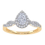 10K 0.51CT Lab Grown Promise Ring