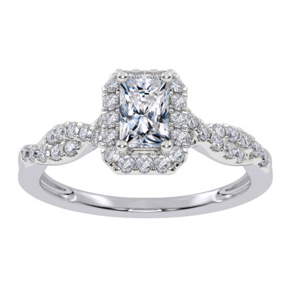 10K 0.51CT Lab Grown Promise Ring