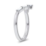 14K White Gold 0.25CT Certified Lab Grown  Diamond Enhancer Band - Image 2