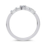 14K White Gold 0.25CT Certified Lab Grown  Diamond Enhancer Band - Image 3
