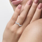 14K White Gold 0.25CT Certified Lab Grown  Diamond Enhancer Band - Image 4