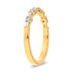 14K Yellow Gold 0.25CT Certified Lab Grown Fancy Band - Image 2