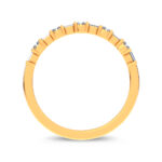 14K Yellow Gold 0.25CT Certified Lab Grown Fancy Band - Image 3
