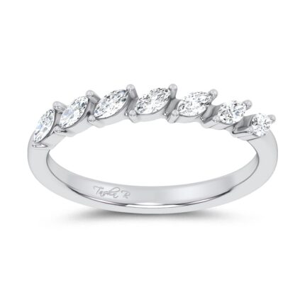 14K 0.25CT Certified Lab Grown Fancy Band