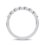 14K White Gold 0.25CT Certified Lab Grown Fancy Band - Image 3