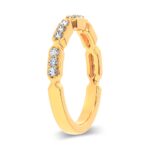14K Yellow Gold 0.25CT Certified Lab Grown Fancy Band - Image 2