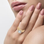 2.76ct Lab Grown Diamond Trio Wedding Set in 14K Yellow Gold - Image 3
