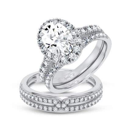 14k 3.17CT Certified Lab Grown Trio Sets