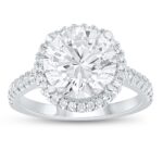 10K 4.50CT Certified Lab Grown Diamond Engagement Ring