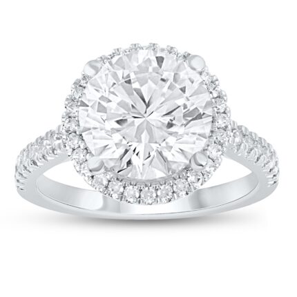 10K 4.50CT Certified Lab Grown Diamond Engagement Ring
