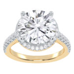 10K 4.50CT Certified Lab Grown Diamond Engagement Ring