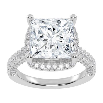 10K 4.76CT  Certified Lab Grown Diamond Engagement Ring