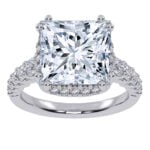 10K 4.75CT Certified  Lab Grown Diamond Engagement Ring