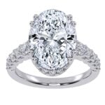 10K 4.75CT Lab Grown Diamond Engagement Ring
