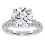 10K 3.75CT Lab Grown Diamond Engagement Ring