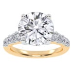 10K 3.75CT Lab Grown Diamond Engagement Ring