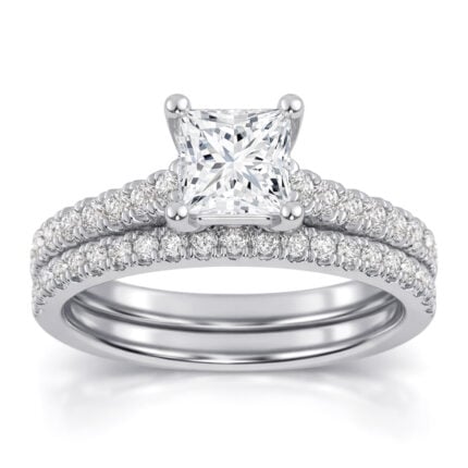 10K 1.50CT  Certified Lab Grown Diamond Bridal Set