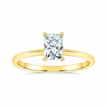 10K 1.00CT  Certified Lab Grown Solitaire Ring