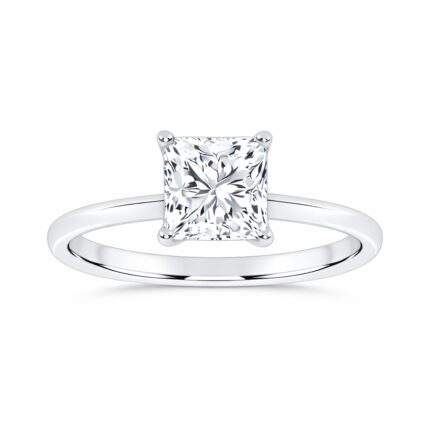 10K 0.50CT  Certified Lab Grown Solitaire Ring